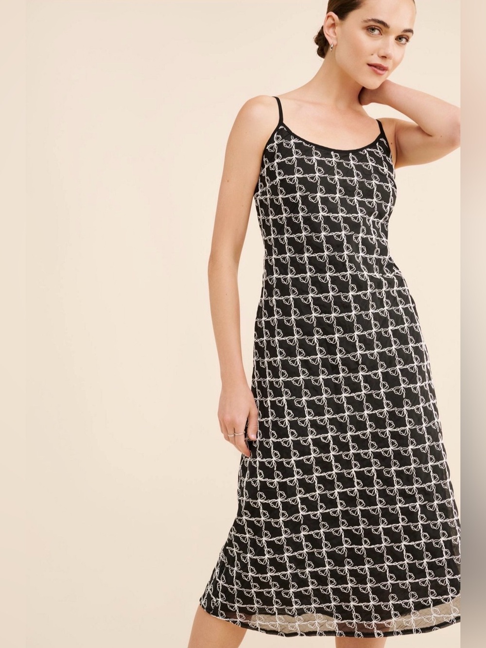 Lisa Says Gah Sofia Bow Midi Dress